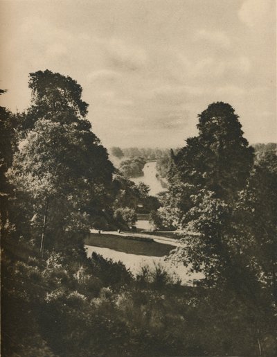 リッチモンドのテムズ川、イギリスで最も有名な景色の1つ、c1935。 作： Unbekannt