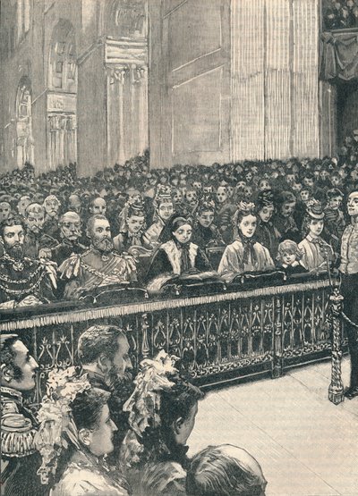 セントポール大聖堂の感謝祭サービス、1906年 作： Unbekannt
