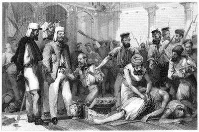 1858年、1860年、カイザーバグの解任を検討するタイムズ記者 作： Unbekannt