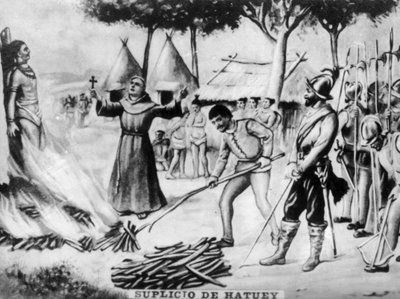 ハトゥイの拷問、16世紀、1920年代 作： Unbekannt