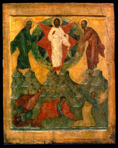 イエスの変容、ロシアの象徴、16世紀初頭 作： Unbekannt
