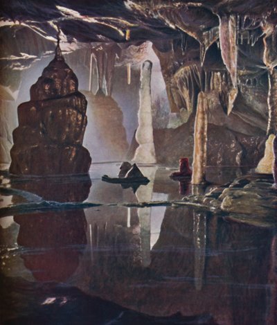 チェダー、c1935のコックス洞窟の変容シーン 作： Unbekannt