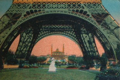 エッフェル塔、パリ、c1920の下で見られるトロカデロ 作： Unbekannt