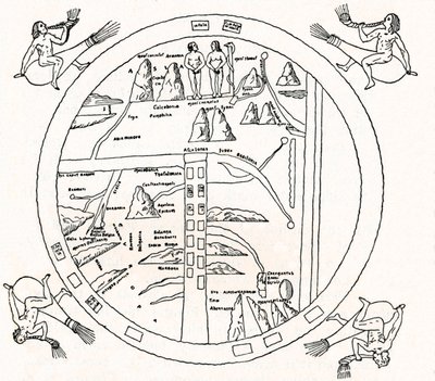 トリノ地図、8世紀、1912 作： Unbekannt