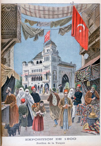 1900年の万国博覧会、パリ、1900年のトルコのパビリオン 作： Unbekannt