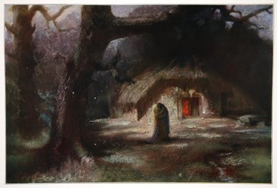 「2 人は愛情のこもった抱擁で再会した」、1906 年 作： Unbekannt