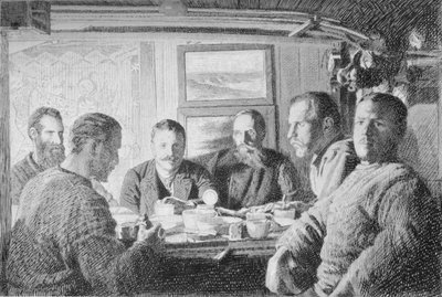 晩餐テーブルの上端。 1897年2月15日、1897年 作： Unbekannt