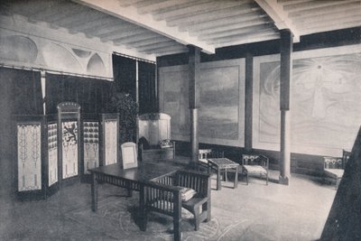 1902年トリノ展のオランダ支部の前庭 作： Unbekannt