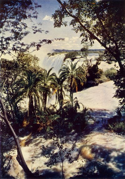 南ローデシアのビクトリア滝、c1948。 作： Unbekannt