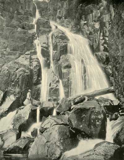 ウェリントン滝、ウェリントン山、1901年。 作： Unbekannt