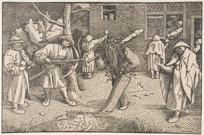 ワイルドマンまたはオーソンとバレンタインの仮面舞踏会、1566年。 作： Unbekannt