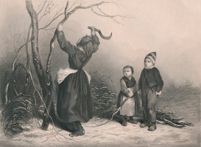 ウッドカッター、c1850 作： Unbekannt
