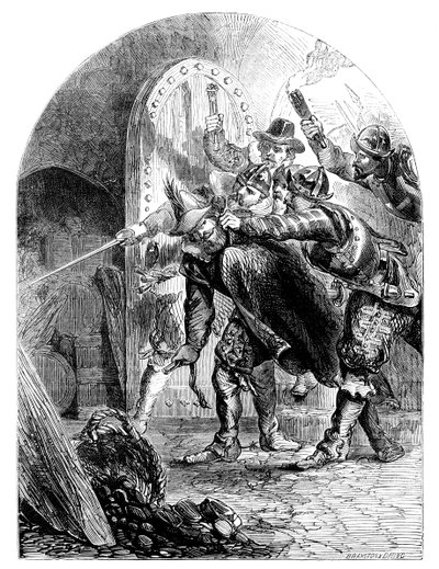 ガイ・フォークスの逮捕1570-1606、c1902 作： Unbekannt
