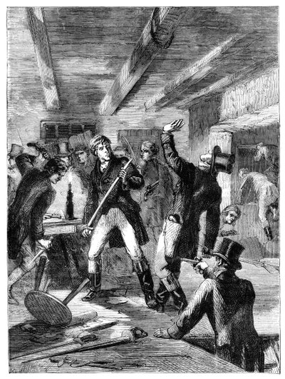 ケイトストリートの共謀者の逮捕、1820年c1895 作： Unbekannt