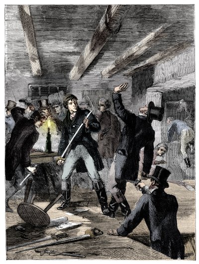 ケイトストリートの共謀者の逮捕、1820年c1895 作： Unbekannt