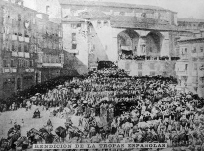 1890年代、1920年代のスペイン軍の祝福 作： Unbekannt