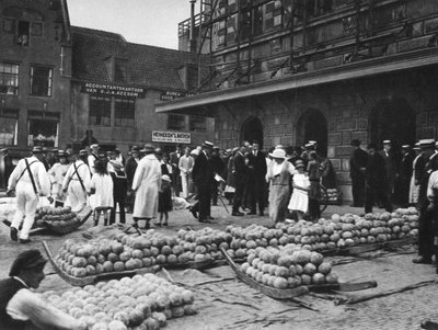 金曜日、オランダのアルクマール、c1934のチーズ市場 作： Unbekannt