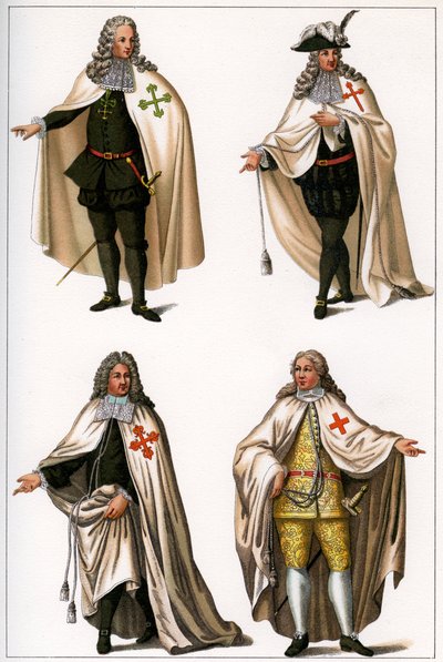 スペインとポルトガルの騎士団長、1791年、1902年 作： Unbekannt