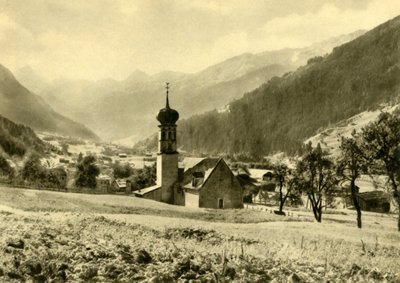 オーストリア、ゴルティポールにあるサンクトニコラウス教会、c1935。 作： Unbekannt