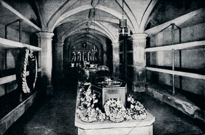 セントジョージズチャペルの首相の下の地下室、ウィンザー城、1910年1911年 作： Unbekannt