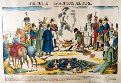 オーステルリッツの前夜、1805年12月1日、19世紀 作： Unbekannt