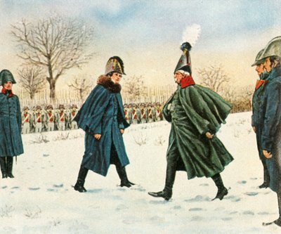 1807年2月20日、1936年のフランスの元帥ビクターとのブルッチャー交換。 作： Unbekannt