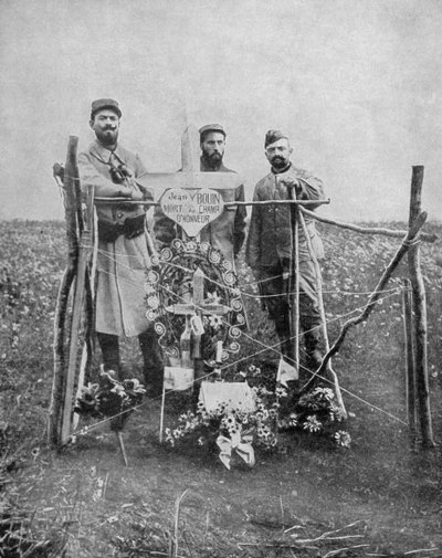 ジャンブアン軍曹、フランス兵、フランス、第一次世界大戦、1915年の墓 作： Unbekannt