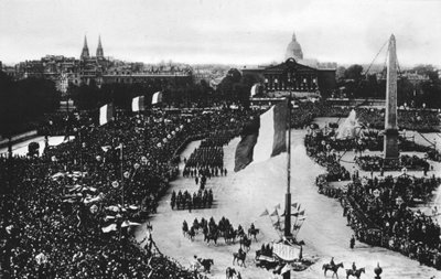 大勝利のパレード、パリ、フランス、1919年7月14日 作： Unbekannt