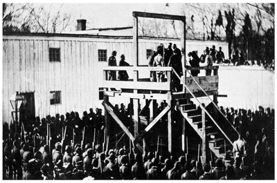 ヘンリーヴィルツの絞首刑、ワシントンDC、アメリカ合衆国、1865 1955 作： Unbekannt