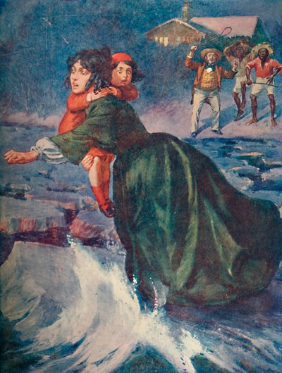 1929年に広がったきしんだ氷の巨大な緑色の破片 作： Unbekannt