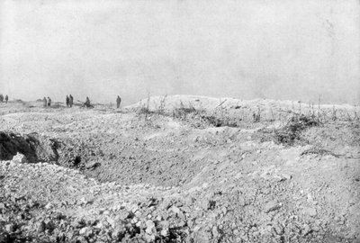 1917年の第一次世界大戦、フランス、ヴェルダン、モートオムの風景 作： Unbekannt