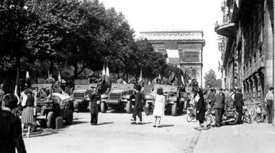 1944年8月のパリ解放 作： Unbekannt