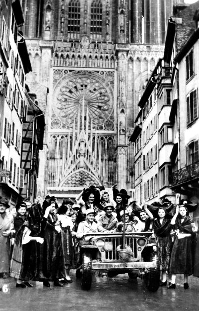 1944年11月、フランスのストラスブールの解放 作： Unbekannt