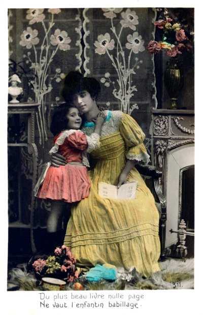 より美しい本、フランスのポストカード、c1900 作： Unbekannt
