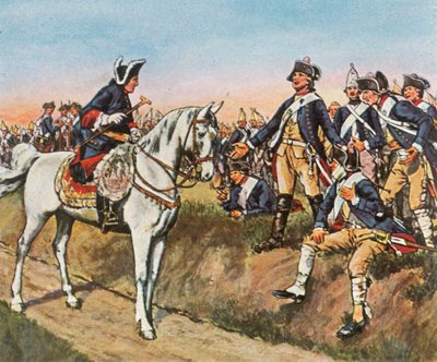 1936年、1758年10月14日、ホッホキルヒでの攻撃の翌朝。 作： Unbekannt