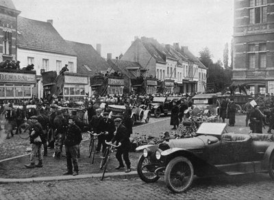 アントワープからの隠れ家、1914年に自動車輸送によって果たした役割 作： Unbekannt