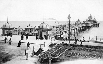 イーストサセックス、イーストサセックス、c1900s-c1920sの桟橋 作： Unbekannt
