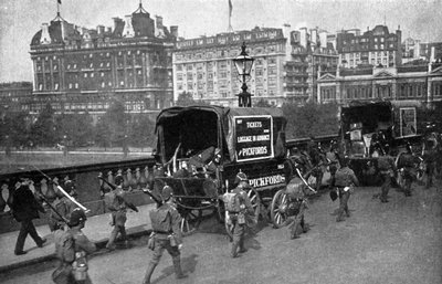 1911年の鉄道スト、ロンドン、c1920 作： Unbekannt