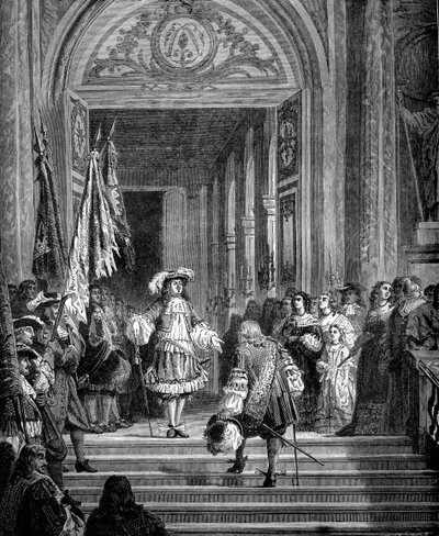ベルサイユへのグランドコンデの帰還、1674年1882年-1884年 作： Unbekannt