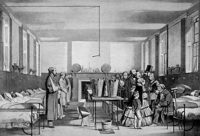ブロンプトン病院への王室訪問、1850年代、c1920 作： Unbekannt