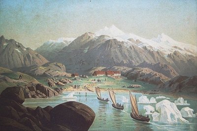 1869年の北極とグリーンランドへの2番目のドイツ北極遠征 作： Unbekannt