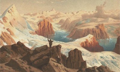 1869年の北極とグリーンランドへの2番目のドイツ北極遠征 作： Unbekannt