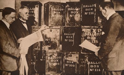 1924年の2回目の総選挙1935 作： Unbekannt