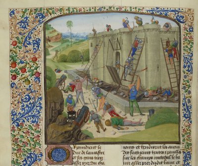 ブレスト包囲戦、1386 年、1470～1475 年頃。 作： Unbekannt