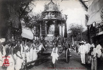 シェティアーズのシルバーチャリオット、サイゴン、ベトナム、1912 作： Unbekannt