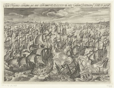 1588、1601年のスペイン無敵艦隊の沈没 作： Unbekannt