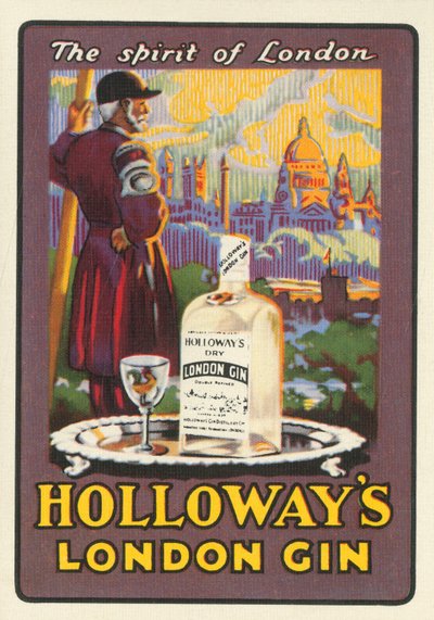 ロンドンの精神-Holloways London Gin、c1930s。 作： Unbekannt