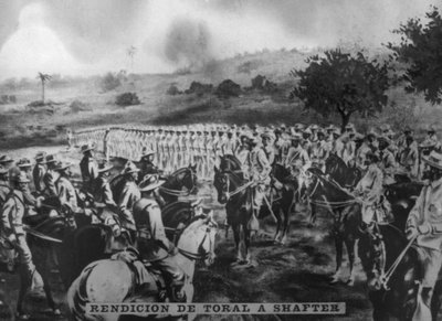 トーラル将軍の降伏、1898年、19120年代 作： Unbekannt