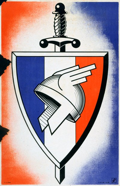 フランスのボランティアの軍団のシンボル、1941-1944 作： Unbekannt