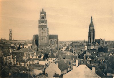 3つの塔、鐘楼、大聖堂、聖母教会、c1910 作： Unbekannt